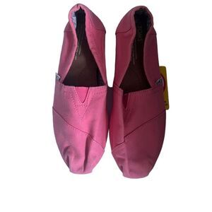 Toms flat pink size 7 women’s comfort shoes